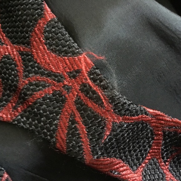 NWT $159 ANTONIO MELANI black/red Devon dress 6 - Picture 7 of 7